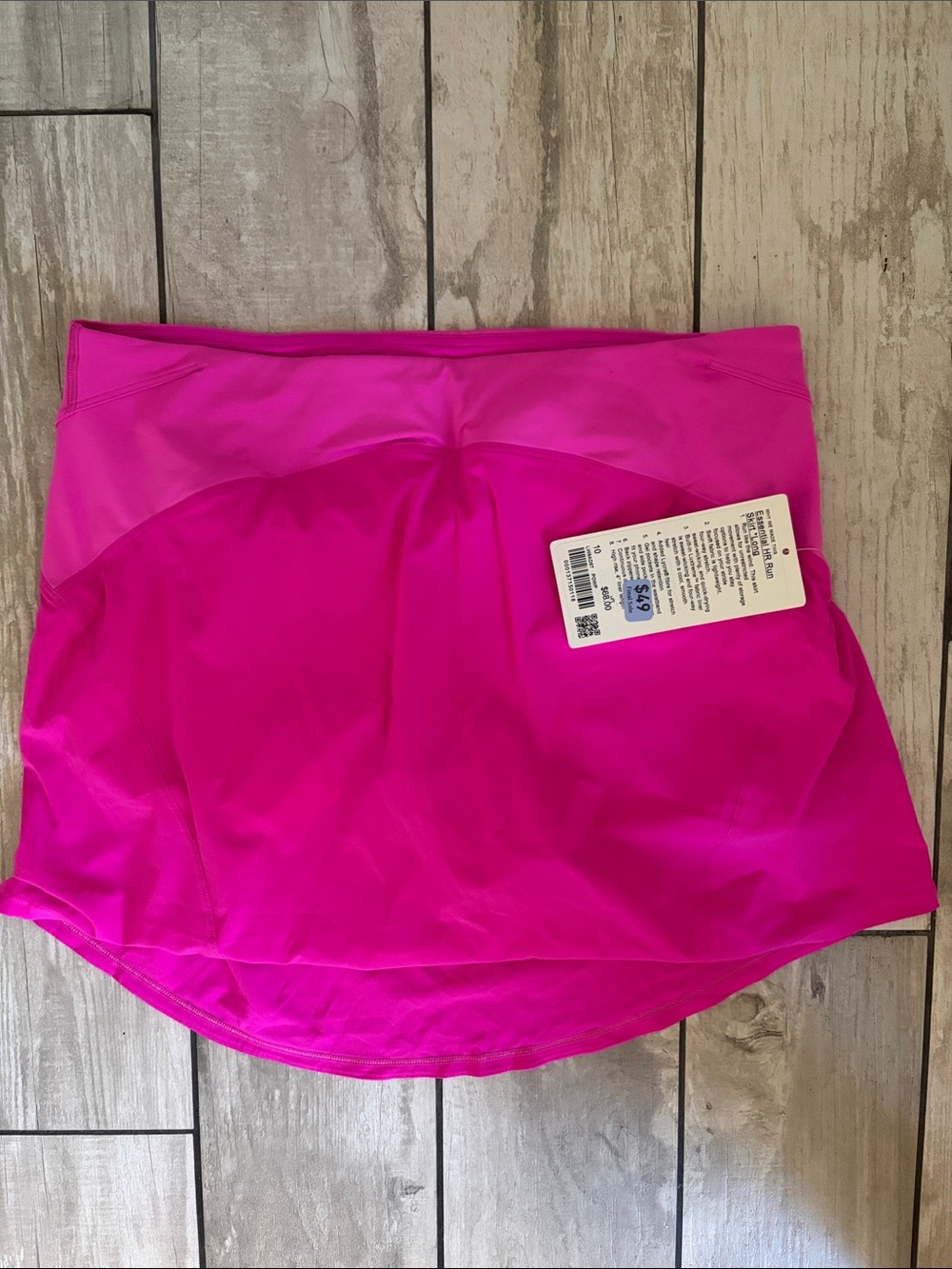 Lululemon Essential HR Run Skirt Long with Built-In Shorts